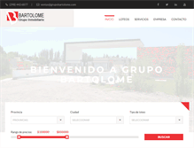 Tablet Screenshot of grupobartolome.com